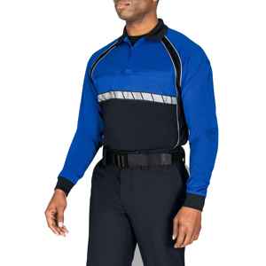 Camiseta Polo de Manga Larga de Alta Visibilidad con Tiras Reflectantes, Diseño de Ropa de Trabajo de Alta Visibilidad, Camisa de Trabajo Multibolsillos para Hombre - Product Image 5