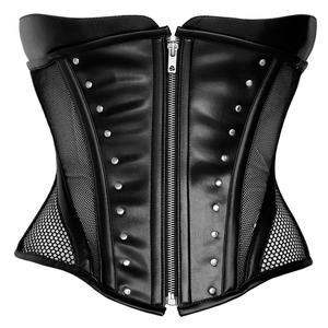 Corsets vintage pour femmes, sexy, gainants, respirants, modernes, en cuir et satin, pour grandes tailles - Product Image 4