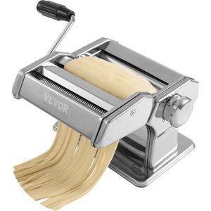 Macchina per Pasta Regolabile in Acciaio Inox con 9 Impostazioni, Rulli e Taglierina, Strumenti Manuali per Pasta - Product Image 1