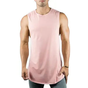 Débardeurs de sport pour hommes avec logo personnalisé, coupe ample, pour la gym, sans manches - Product Image 1