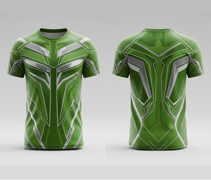 Custom Printed Sublimation T-Shirts | <b>Men</b> Women Youth Sizes | Lightweight Quick Dry Training Sportswear Wholesale - Product Image 5