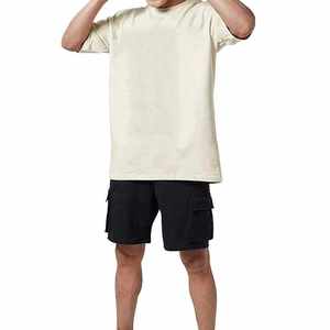 เสื้อยืดโอเวอร์ไซส์วินเทจผ้าโพลีเอสเตอร์หนา ขายส่ง รับทำโลโก้ ผู้ชาย ซักเอนไซม์ เป็นมิตรกับสิ่งแวดล้อม คุณภาพสูง สตรีทแวร์ ดรอปชิป - Product Image 4