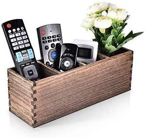 Organizador de Control Remoto Rectangular de Madera, Hecho a Mano, Ecológico, Caja de Almacenamiento de Alta Calidad, Precio de Fábrica al por Mayor - Product Image 2