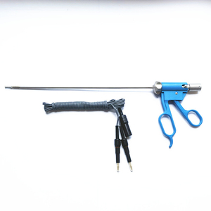 Electric <b>Laparoscopic</b> Surgical <b>Instruments</b> Endoscopic Medical Straight Bipolar Forceps Scissors Stainless Steel High Quality - Product Image 3