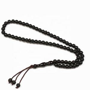 Perles de résine rouge de qualité supérieure, meilleur tasbih islamique, chapelet de prière 99 perles, collier Dhikr tendance, bijoux unisexe, cadeau de fête - Product Image 6