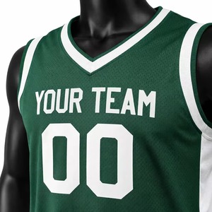 Ensembles d'uniformes de basketball personnalisés, maillots et shorts d'équipe sublimés, respirants, à séchage rapide, tenue de sport pour entraînement en extérieur - Product Image 6