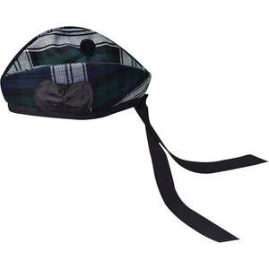 Gorro de Tartán Glengarry de Mezcla de Lana de Primera Calidad, Ideal para Bodas Escocesas, Desfiles y Celebraciones Culturales - Product Image 1