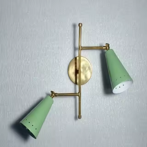 Lámpara de Pared Moderna Hecha a Mano de Hierro y Latón, Estilo Industrial, Iluminación Decorativa para Oficina, Pasillo, Sala de Estar, Dormitorio - Product Image 4