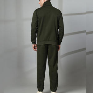 Survêtement de sport technique pour homme de haute qualité, fermeture éclair intégrale, logo personnalisé, vêtements de sport pour homme, polyester respirant - Product Image 3