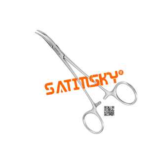 Pinces à ligature pour dissection, bébé, 14 cm, microchirurgie, acier inoxydable, manuel, certifié CE, classe III, marque Satinsky, SSE-11131238 - Product Image 1