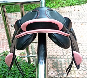 Nueva Silla de Montar Inglesa Profesional de Alta Calidad para Salto, de Cuero Genuino, de Contacto Cercano, Duradera - Product Image 5