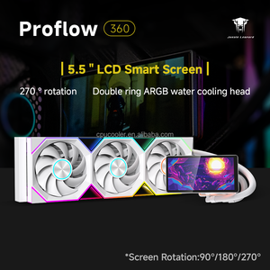 Jungle Leopard Proflow 240/360 Écran intelligent LCD 5,5 pouces 90 ° /180 ° /270 °   Refroidisseur de processeur à écran magnétique à refroidissement par eau rotatif 320W TDP - Product Image 5