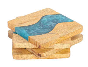 Sous-verre en bois et résine de meilleure qualité - Product Image 2