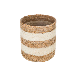 Pot de pépinière en jute, design personnalisable, finition tissée moderne et minimaliste, qualité supérieure, écologique, pot à fleurs pour la maison - Product Image 3