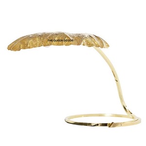 Aluminum Metal for Home or Hotel Good Looking Decorative Product Nordic <b>Leaf</b> Design Table Lamp Other Home Decor - Product Image 1