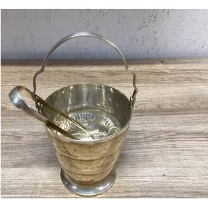 Cubo de hielo de acero inoxidable de primera calidad con acabado personalizado y asa para fiestas en casa y celebraciones. - Product Image 6