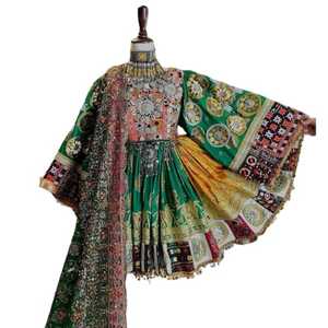 <b>Top</b> Quality Afghani Vintage <b>Wedding</b> Dresses Ladies Girls Afghani Suits Knee Length Afghani New Style Dress for Women Breathable - Product Image 1