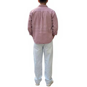 Wholesale Summer Breathable Casual Solid Light Weight Co-Ord <b>Set</b> OEM Service Men Durable Polyester/Cotton Material - Product Image 2