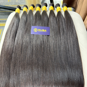 Extensiones de Cabello Humano Virgen Vietnamita al por Mayor, Ondulado Negro Natural, Cutícula Alineada, Doble Trama a Máquina, Listo para Permanente, con Cinta Adhesiva - Product Image 1