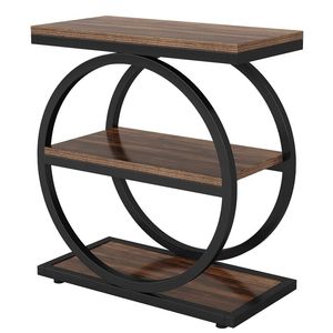 Tavolino da Caffè Multifunzionale a Tre Livelli, Tavoli Laterali e d'Appoggio Salvaspazio con Design Pratico - Product Image 5