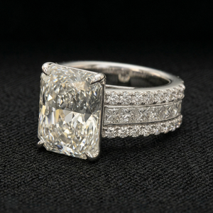 Elegante Anillo de Diamantes de Platino, Joyería Premium para Bodas, Compromisos, Fiestas y Regalos - Product Image 3
