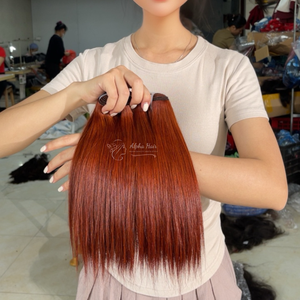 Super Smooth Hot Trending Texture Silky Bone Straight Custom Colors Smooth Cutticle Aligned Hair Extensions No1 Mayorista Proveedor - Product Image 2