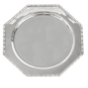 Wholesale Stainless Steel Serving <b>Tray</b> With <b>Warm</b> Toned Metal Handles Simple Design Bulk Supply - Product Image 3
