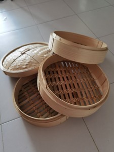 Expédition rapide, sûr, propre, écologique, cuiseur vapeur en bambou, ustensiles de cuisine en bois pur, idéal pour la cuisson à la vapeur et les dim sum, prix direct. - Product Image 4
