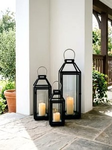 Faroles Cuadrados de Hierro Negro, Decoración Interior Ecológica con Luz de Vela para Ramadán - Product Image 4