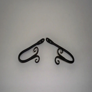 Hand Forged <b>Curtain</b> Holders - Product Image 3