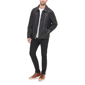 Wholesale New Arrival Cheap Price <b>Men</b> <b>Leather</b> <b>Jacket</b> High Quality Custom Design <b>Men's</b> Fashionable <b>Leather</b> <b>Jackets</b> Hot Sale - Product Image 2