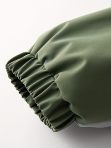 Chaqueta Softshell Verde Oliva para Hombre, Deportiva, con Capucha, Bolsillos con Cremallera, Impermeable, Resistente al Viento, para Todas las Estaciones, Ropa de Exterior - Product Image 4