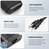 Nouveau chargeur USB-C 100W 20V 5A pour ordinateur portable Dell Inspiron 14 16 XPS14 Latitude Precision, alimentation secteur pour ordinateur portable