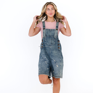 กางเกงคาร์โก้ทรงสกินนี่เข้ารูปสีฟ้าสำหรับผู้หญิงชุดเอี๊ยมผ้ายืดหยุ่นสูงแขนกุดทรงสกินนี่เข้ารูปสำหรับฤดูร้อน - Product Image 4