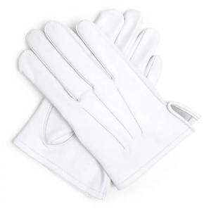 Masonic White Soft <b>Leather</b> <b>Gloves</b> Best Quality Wholesale Products Past Master Black for Daily Life and Winter <b>Glove</b> <b>Mittens</b> - Product Image 3