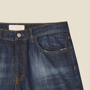 Pantalones Cortos de Mezclilla Azules para Hombre, Corte Moderno, Diseño Clásico de Cinco Bolsillos, Ropa para Uso en Exteriores, Estilo Veraniego a la Moda, Venta al Por Mayor - Product Image 3