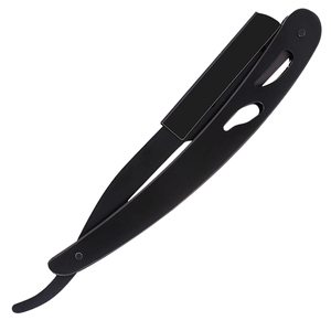 Rasoir professionnel à lame droite en acier inoxydable, rasoir manuel à lame unique pour salon de coiffure, design pliable, rasoir pour hommes - Product Image 6