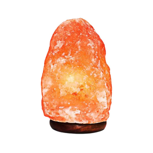 โคมไฟเกลือหิมาลัยสีแดงพรีเมียม คริสตัลธรรมชาติ พร้อมฐานไม้ สำหรับตกแต่งห้องนอน ห้องนั่งเล่น สำนักงาน และของขวัญสำหรับบ้าน - Product Image 5