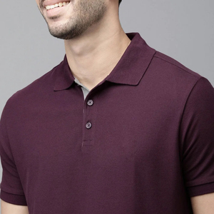 Camisa Polo de Algodón Piqué Personalizada para Hombre - Polo Premium de Manga Corta, Corte Ajustado - Camisas de Golf de Diseño al por Mayor para Hombre - Product Image 6