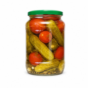 Factory In Vietnam Competitive Price Top Notch Quality <b>Pickled</b> Assorty Cucumber and Tomato in Vinegar Bulk Supply - Product Image 1