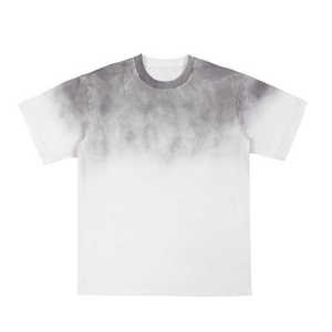 เสื้อยืดคอตตอนผู้ชายไซส์ใหญ่ แขนสั้น คอกลม สีพื้น ย้อมสีแบบ Garment Dyed สไตล์ลำลอง ผ้าถัก ความยาวปกติ ดีไซน์เรียบง่าย - Product Image 2
