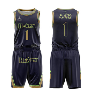 Ensemble de maillots de basket-ball pour hommes sur mesure, respirant, grande taille, séchage rapide, vêtements de sport - Product Image 1