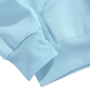 Service de fabrication OEM ODM de sweats à capuche en molleton de coton brodés sur toute la longueur, personnalisés, unisexes, avec logo phosphorescent, style streetwear - Product Image 2