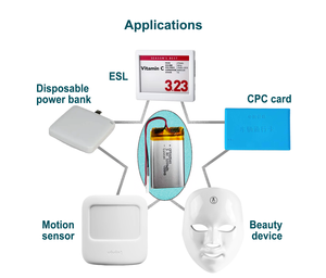 แบตเตอรี่ลิเธียม Pouch Cell CF302540 3.0V 1200mAh สำหรับอุปกรณ์อิเล็กทรอนิกส์สำหรับผู้บริโภค - Product Image 4