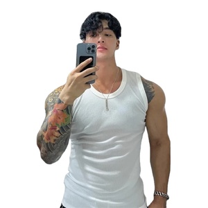 Gilet serré sport décontracté famille pyjamas en plein air haut serré respirant séchage rapide gilet 2025 nouveaux hommes été léger coton - Product Image 1