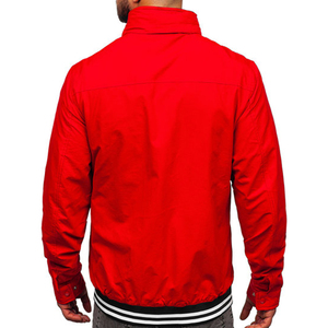 Custom Logo Korean Fashion Trends Spring Autumn Men's Casual Streetwear Nylon Black Multi Pocket Slim Fit Zipper Coat - Product Image 4