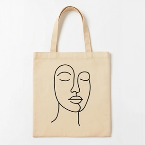 Multi-Purpose Fashion Cotton Canvas Tote <b>Bag</b> Durable Reusable Shopping Carry <b>Bag</b> for Grocery Office and <b>College</b> Use - Product Image 1
