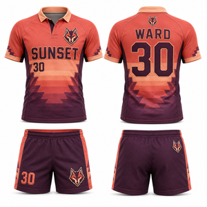 Camiseta de Rugby Transpirable, Ropa Deportiva para Aficionados, Estilo de Vida Activo, Running, Gimnasio, Fitness, Deportes de Contacto, Scrum, Forward, Back Prop - Product Image 3