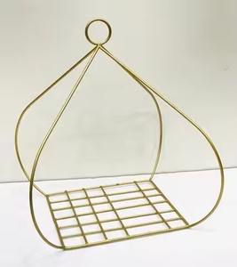 Cesta de almacenamiento metálica para regalos, frutas, pan, cesta de embalaje para regalos, para encimera de cocina - Product Image 5