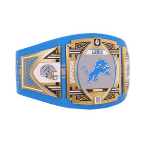 Ceinture de championnat personnalisée pour les fans de football américain, ceinture de championnat plaquée or de style lutte, ceinture de championnat pour équipes sportives professionnelles, héritage sportif - Product Image 4